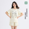 美季美优女士凉感蝴蝶结短袖套装 商品缩略图3