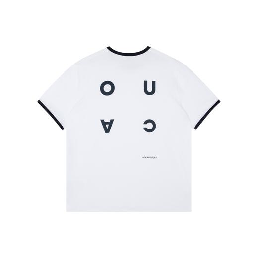 oneup撞色边宽松短袖T恤 商品图6