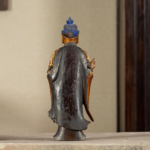 清 木胎金漆释迦摩尼佛像 商品图3