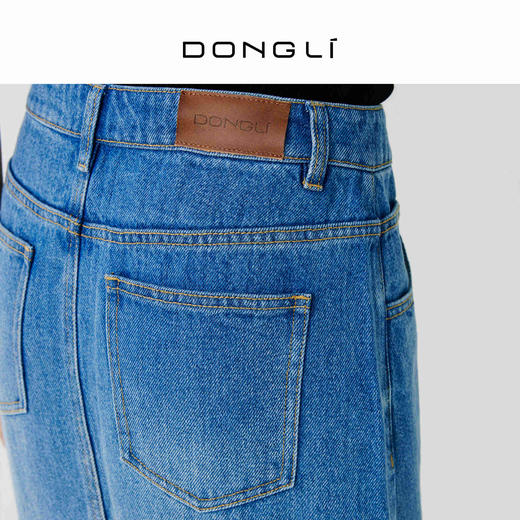 东黎 • 岛屿假日—呼吸牛仔裙 100%莱赛尔女士春夏重磅天丝直筒半裙 5325 商品图5