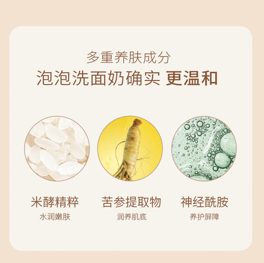 半亩花田米酵氨基酸泡泡洁面慕斯 商品图3