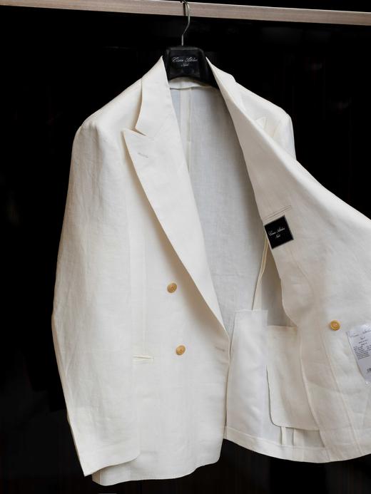 Cesare Attolini 白色亚麻单西 商品图13