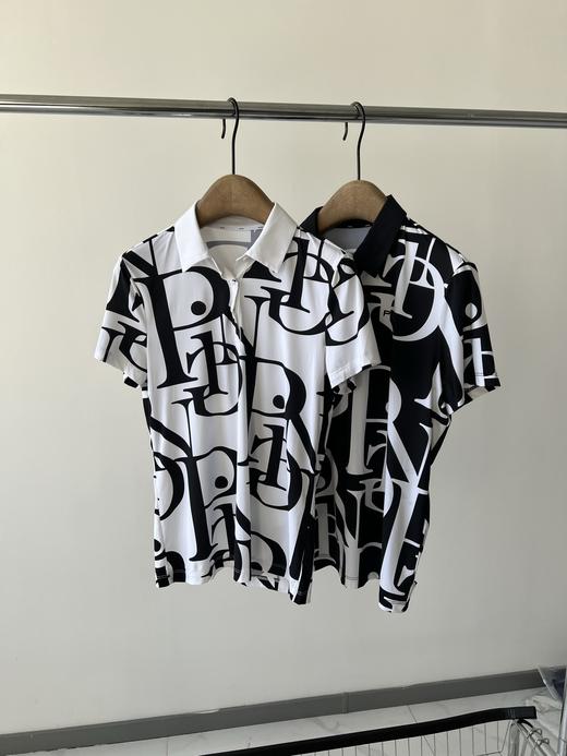 25新款，Ping速干冰感T，韩国🇰🇷客供牛奶丝面料，冰冰凉凉的，舒服透气，弹力超好👍，黑白拼色色印花，高级显瘦！ 商品图0