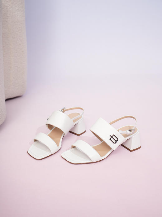 豪麟名鞋BALDININI女鞋凉鞋羊皮革D5E351P5白色 商品图2