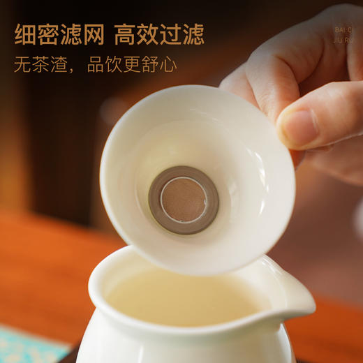 华祥苑-白瓷九入茶具组 商品图3