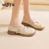 预售7天|Safiya/索菲娅2025学院风休闲一字带浅口JK玛丽珍小皮鞋SFD1111007 商品缩略图3
