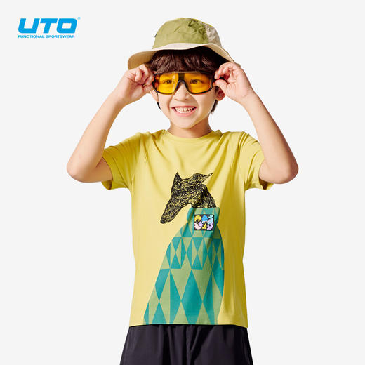 UTO儿童时尚萌宠运动短袖 商品图0