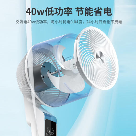 【6F】飞利浦（PHILIPS） 空气循环扇家用立式电风扇落地扇 涡轮空气对流遥控空气循环扇 ACR2142 商品图2
