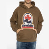 DSQUARED2 男士徽标贴花棉质连帽卫衣 棕色 S74GU0866 S25599 132 商品缩略图1