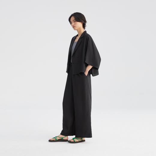 2楼素然轻薄电力纺短袖西服吊牌价2450 商品图1