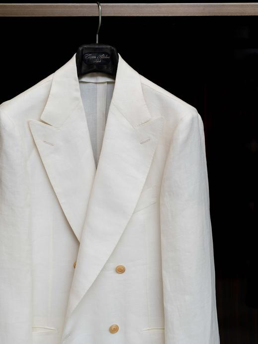 Cesare Attolini 白色亚麻单西 商品图4