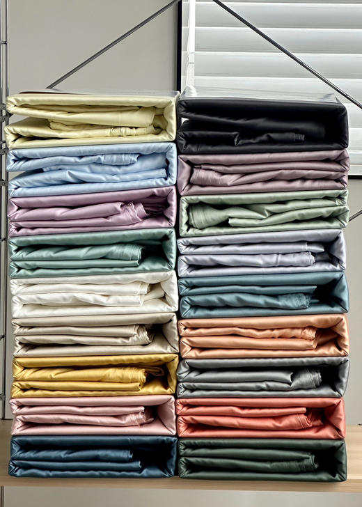 【凉感透气】春夏新款100S纯色兰精天丝四件套 LF级莱赛尔面料 细腻光泽媲美真丝 自带凉感 纵享丝滑 商品图12