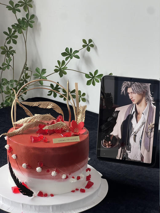 秦彻羽毛款（圆） 商品图0