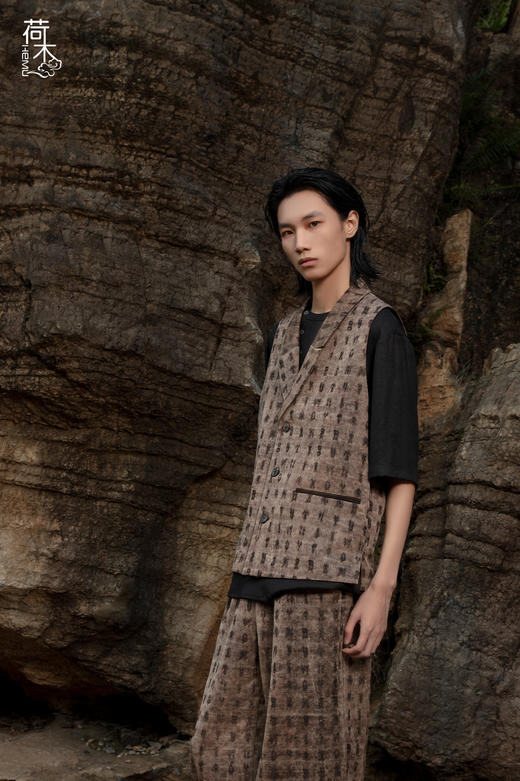 荷木HEMU丨[MEN]行文·马甲 商品图0