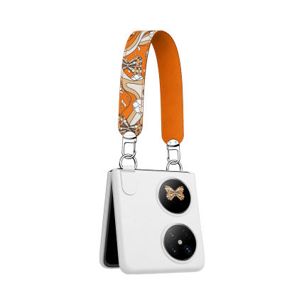 HUAWEI Pocket 2 时尚手提保护壳 锦白 商品图1