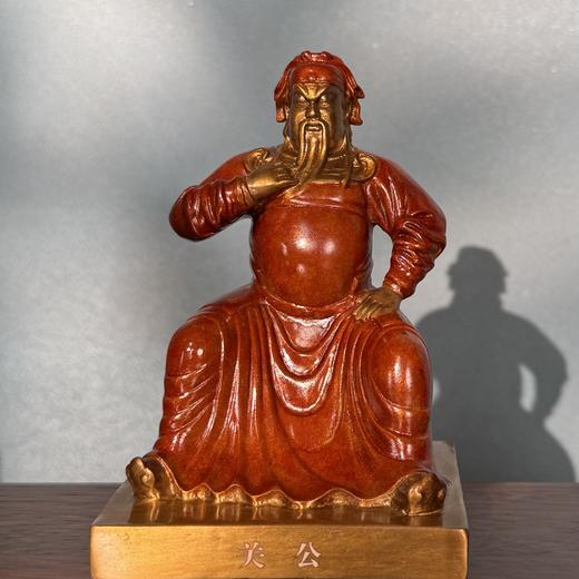 宇达青铜全铜摆件 微缩关公 铜工艺品 创意礼品 家居装饰摆件 商品图1