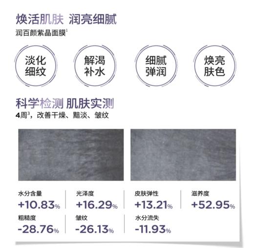 润百颜丰盈焕颜紫晶面膜*5片/盒 2盒 商品图4