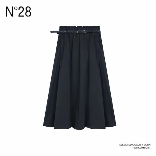 N°28 2025夏季套装条纹短袖T恤上衣显瘦半身裙遮肉裙子套装885241Z121 商品图4