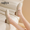 预售7天|Safiya/索菲娅2025法式温柔风浅口方圆头百搭玛丽珍单鞋SFD1111401 商品缩略图4