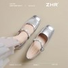 ZHR方头玛丽珍鞋女2025新款网红时尚浅口单鞋女韩版舒适ins小皮鞋 商品缩略图8