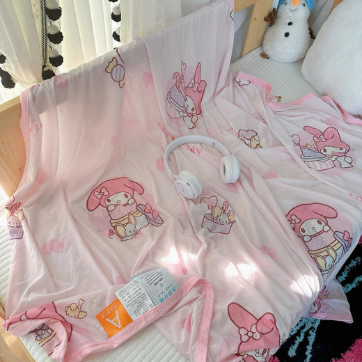 【29.9带走！】 🅰类婴儿级三丽鸥竹纤维裸睡凉感毯 商品图2