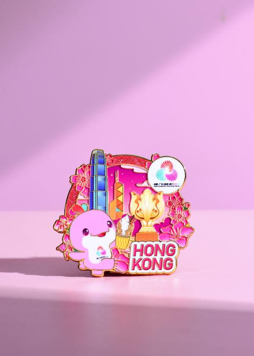 吉祥物城市风光系列徽章/冰箱贴（广东香港澳门各一个） 商品图5