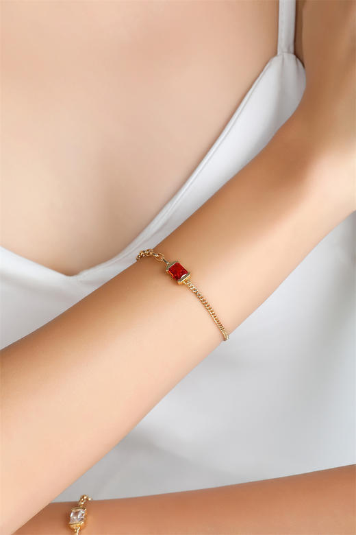 莓果硬糖 米珠彩宝金链拼接项链项链 商品图5