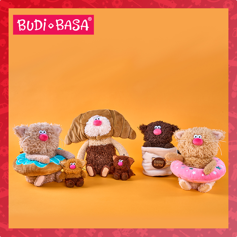 【新品预售8折】BUDIBASA 咖啡喵呜系列 毛绒玩具
