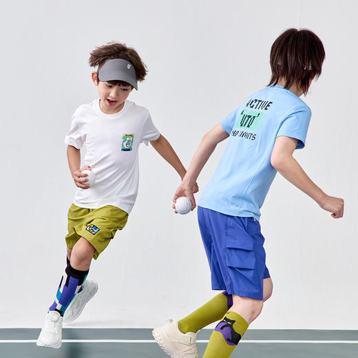 UTO儿童潮酷字母运动短袖 商品图3