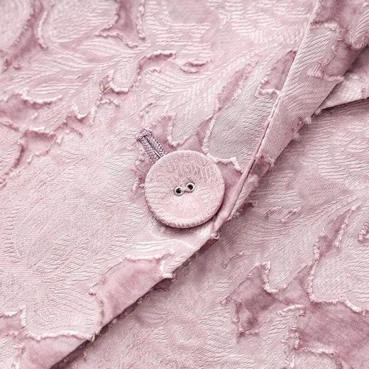 【高货wl】全新升级【铂金会员330/天猫449/差价119】(10236) 洛诗琳轻奢剪花浮雕人丝七分袖小西装通勤修身高品质外套 商品图3