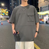 【DYY】大依优型大码圆领短袖T恤夏季加肥加大肥佬休闲宽松透气弹力男装上衣潮款 商品缩略图1