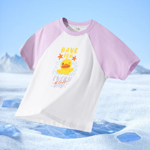 B.Duck小黄鸭童装夏季女童短T恤110-160 BF2501988 商品图1