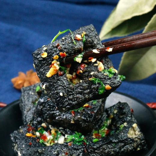 黑色诱惑酱香味中辣长沙臭豆腐 118g（约8包） 商品图2