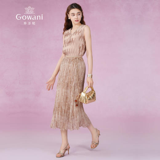 乔万尼夏季新品小香风设计V领背心EM2H726 商品图3