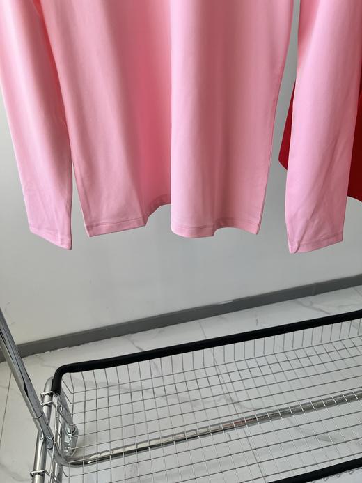 福利款💕💖，福利福利💕PING家原单T，韩国🇰🇷客供面料，棉混纺材质，面料有弹力，舒服有弹力，胸前印花LOGO，领口位置印花撞色，更是增加亮点，双层领子，撞色拼接，印花LOG O，数量不多！ 商品图2