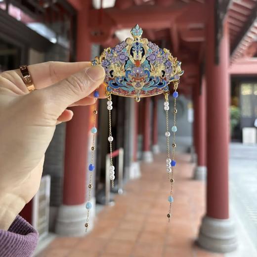 【凤冠霞帔全身版】金属冰箱贴国潮原创古风立体浮雕工艺设计 商品图8