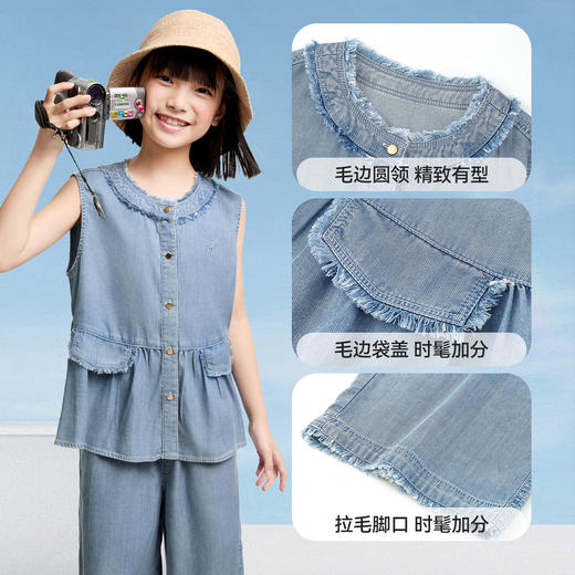 女童套装夏季新款安奈儿童装EG522030 商品图4