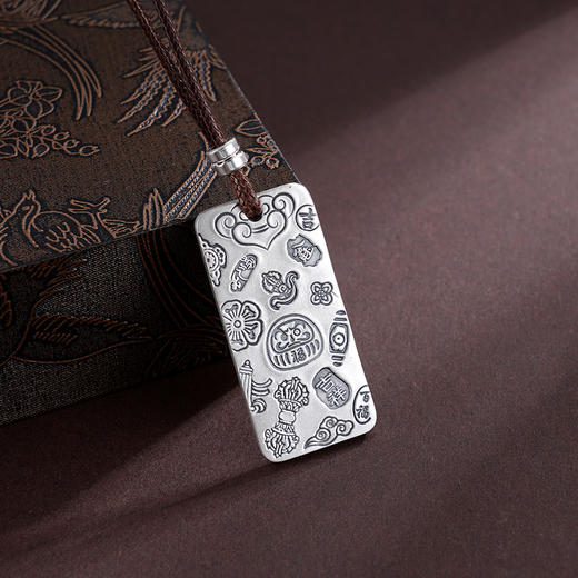 子佩集S999银【八方福源】套链【E229】纯银项链2503 商品图2