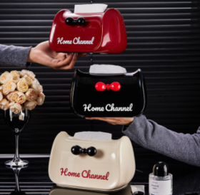 6926纸巾盒-红色