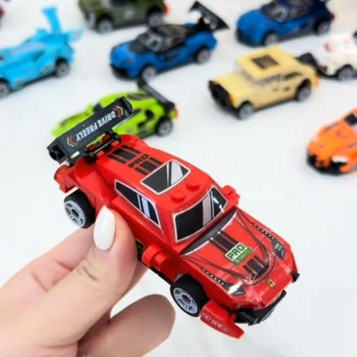 【大爆款🔥】积木回力赛车19.9元4盒 兼容乐高 12个款式 带回力 各种车型礼盒装 款式任选 【单拍不发】 商品图3