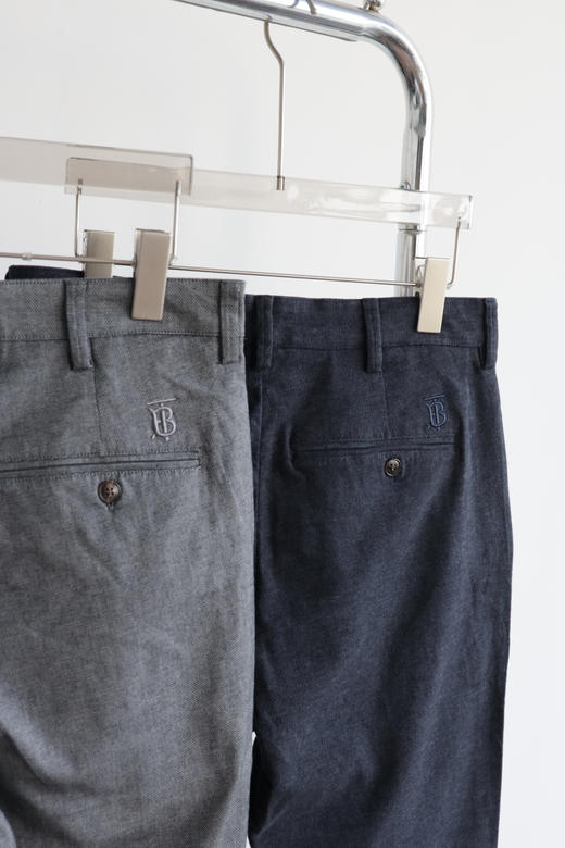 B.B 千鸟纹面料 直筒长裤 休闲西裤 XXK194 商品图4