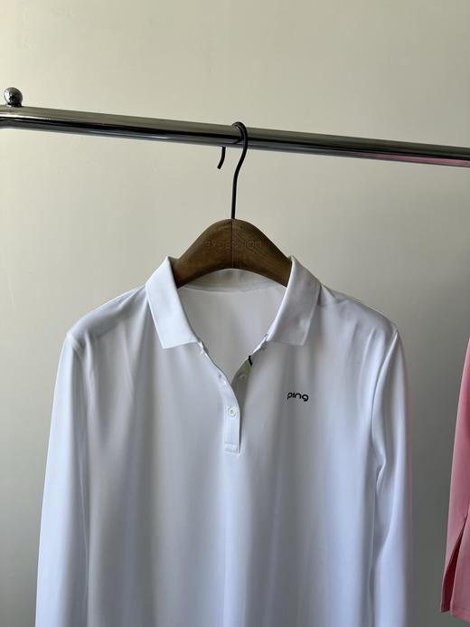 福利款💕💖，福利福利💕PING家原单T，韩国🇰🇷客供面料，棉混纺材质，面料有弹力，舒服有弹力，领口位置印花撞色，更是增加亮点，后面领子更是好看，双层领子，撞色拼接，印花LOG O，数量不多！ 商品图1