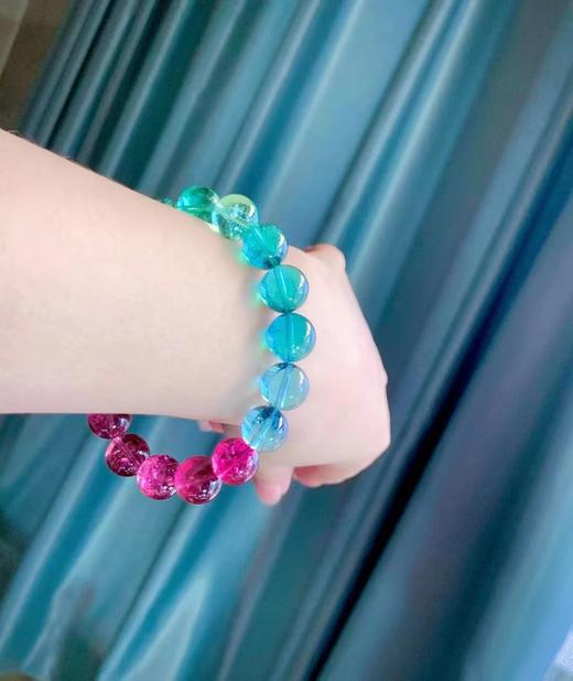 11mm-12mm单圈渐变彩虹碧玺手串 商品图4
