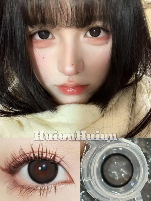 【日抛大直径】AROMI-奶球黑-14.5mm【日抛 0-800度 无525/575】 商品图0