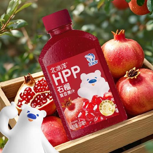 北冰洋HPP石榴复合果汁 300ml/瓶 商品图1