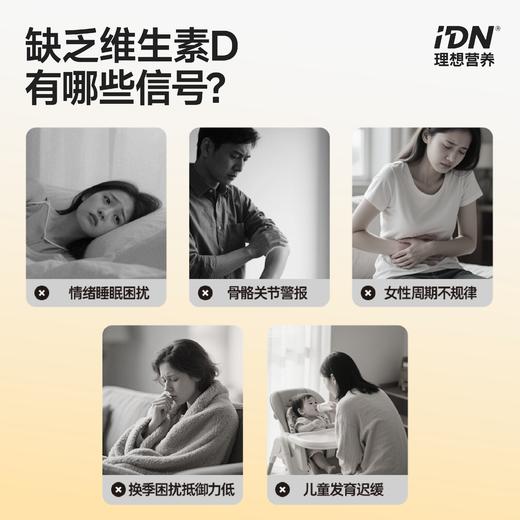 【预售请单独下单 · 5月31号前发出】IDN理想营养 | 阳光能量维生素D3 5000IU 360粒/瓶 大规格（跨境海淘商品不支持7天无理由退换） 商品图3