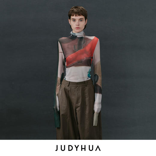 JUDYHUA 汪一联名小红帽系列追逐系列T恤 商品图0