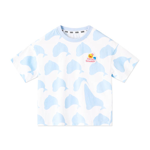 B.Duck小黄鸭童装夏季女童短袖T恤105-150 BF2501099 商品图3