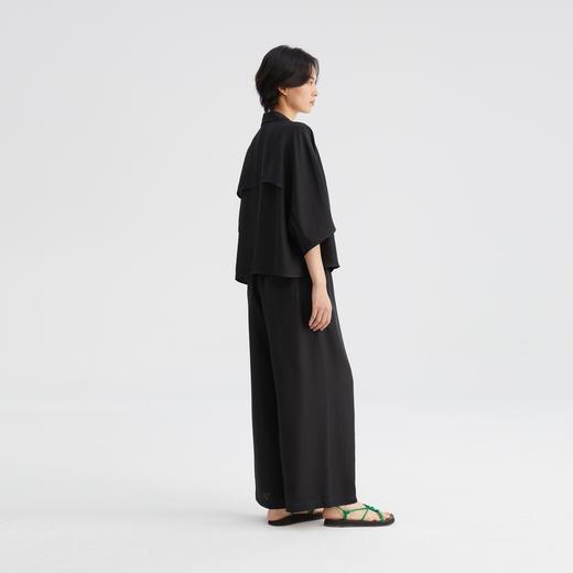 2楼素然轻薄电力纺短袖西服吊牌价2450 商品图2