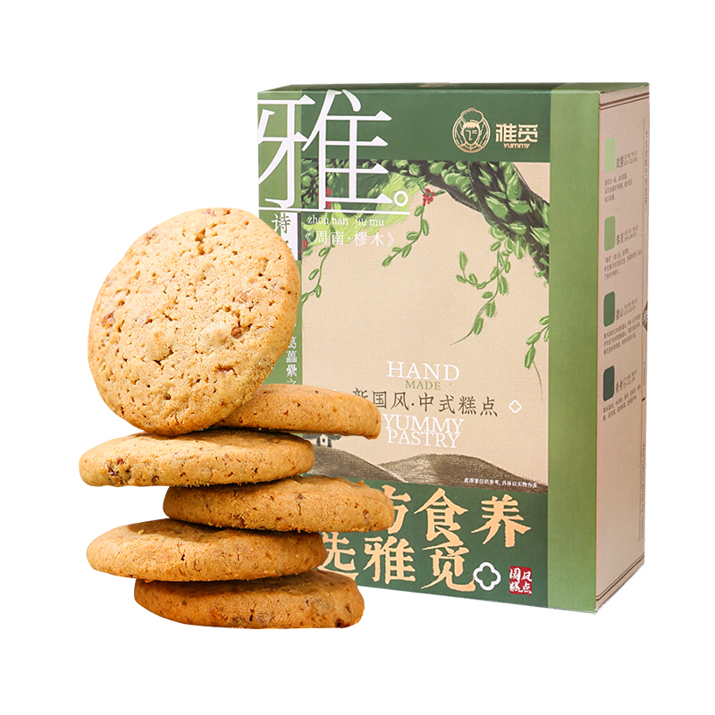 雅觅丨宫廷玫瑰桃酥 270g